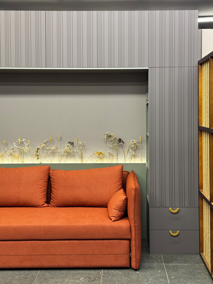 П-образный шкаф в шоуруме