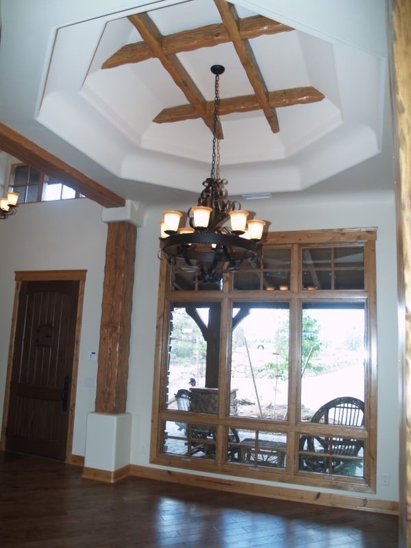 Inspiration for a rustic dining room remodel in Phoenix