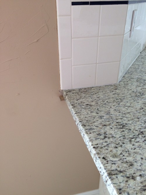 Kitchen Backsplash Uneven Wall granite mistake Kitchen Backsplash Uneven Wall granite mistake