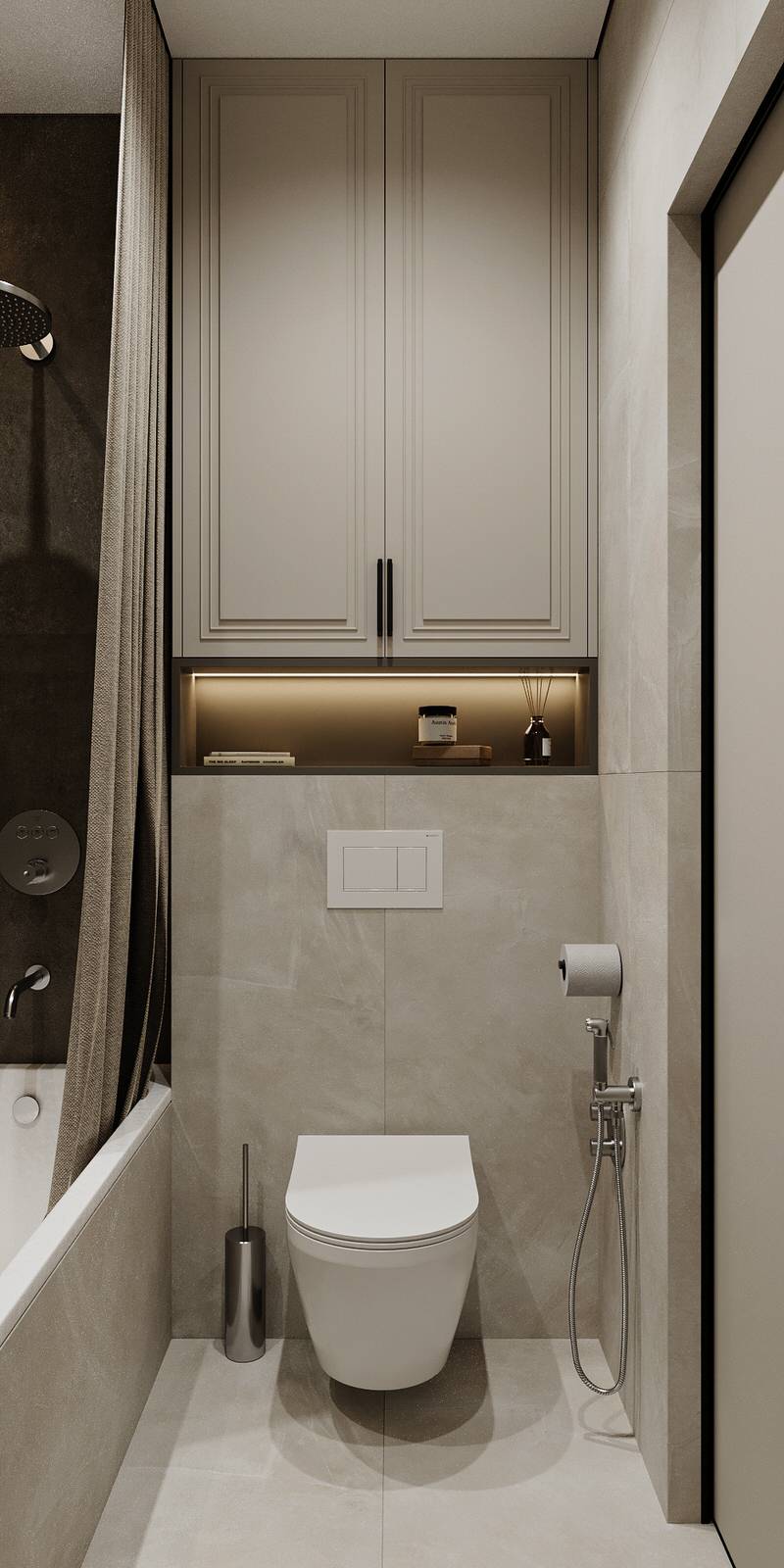 Интерьер квартиры в ЖК "Метрополия"