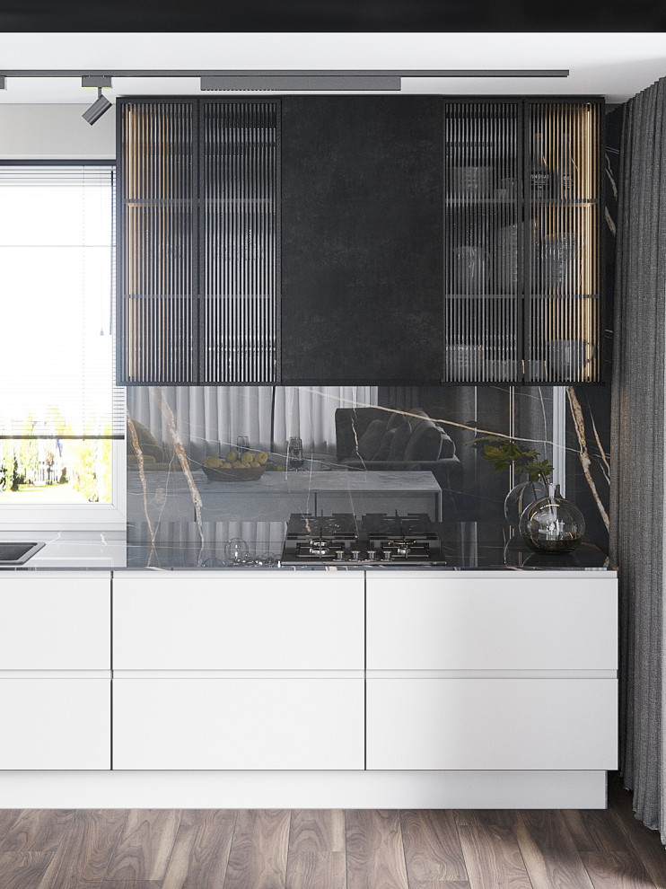 Дизайн-проект кухни-гостиной 38 кв.м