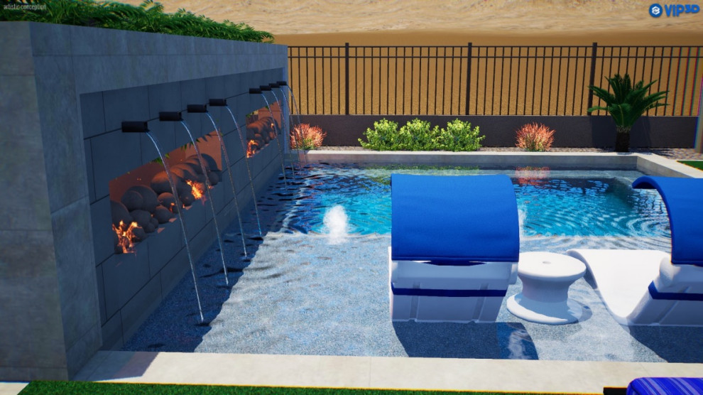 Peoria Modern pool design