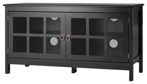 Beautiful Black Wood TV Stand