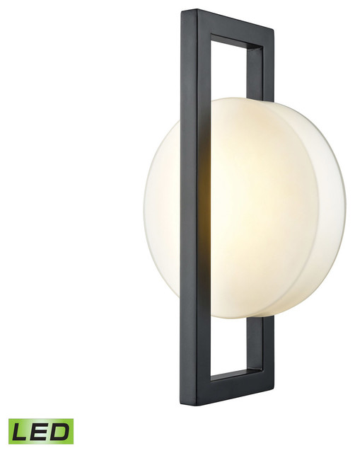 Zulle Outdoor Led Wall Sconce Matte Black