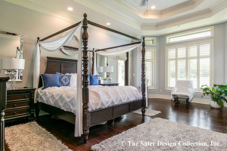 This is an example of a beach style bedroom in Atlanta.