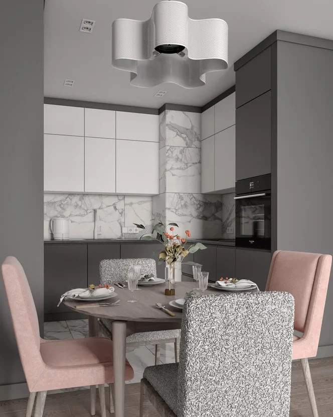 Квартира для семьи из трех человек, 55 кв.м. ЖК "Хорошевский"