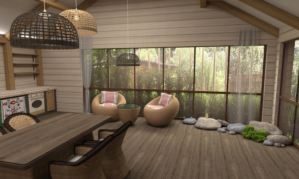 Баня в стиле "Шале" 2015г