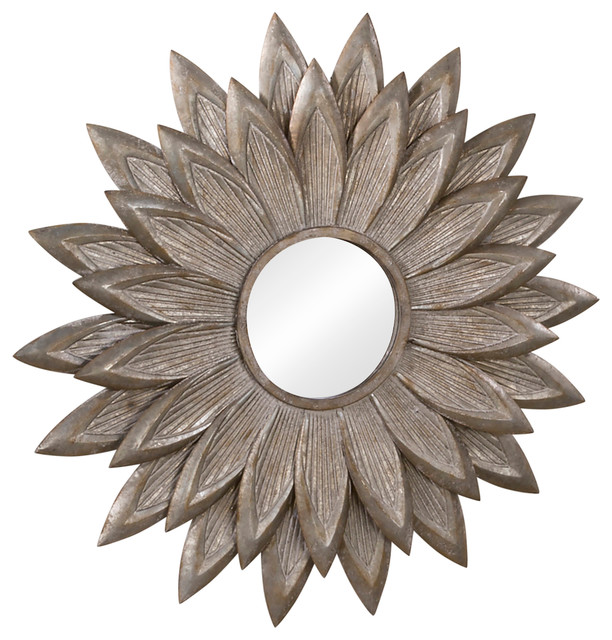 Sunflower Wall Mirror Farmhouse Wall Mirrors by Tripar