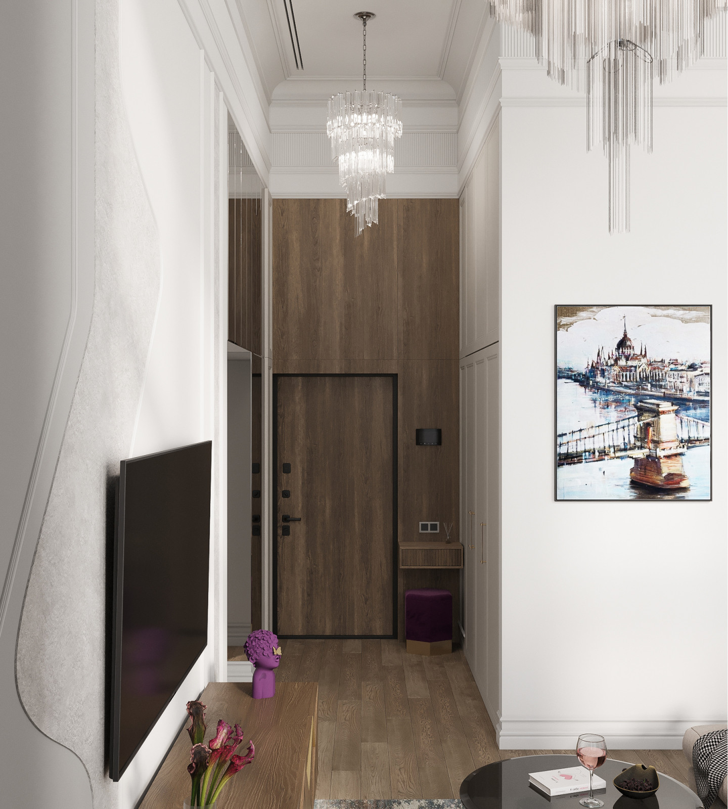 ДИЗАЙН ДВУХУРОВНЕВОГО ПЕНТХАУСА В ЖК "NOW"