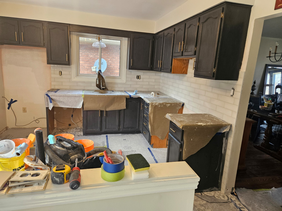 Kitchen Remodel (Floors & Backsplash)