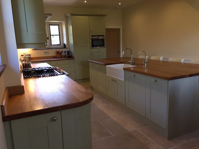Oak Worktops contemporary-kitchen