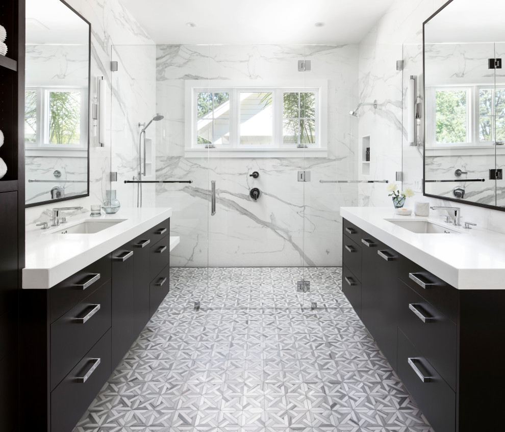 Contemporary bathroom in San Francisco.