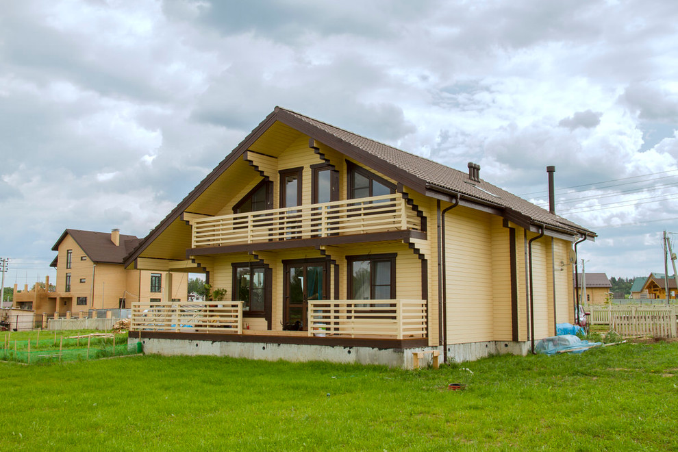 Деревянный дом из клееного бруса 237 метров (СП-237 GOOD WOOD)