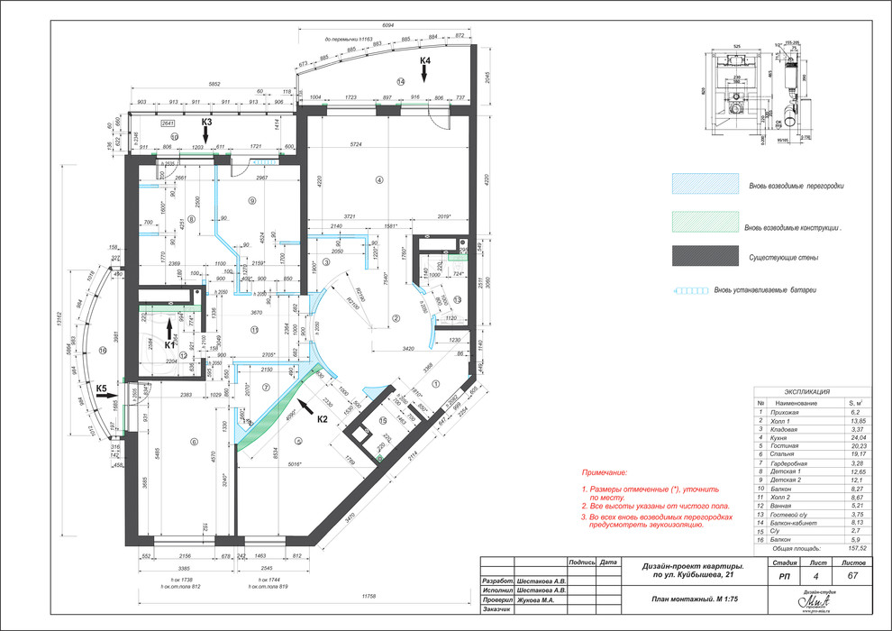 Планировка в стиле "Фьюжин"