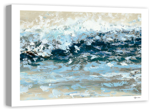"Abstract Shoreline" Canvas Wall Art, 36x24