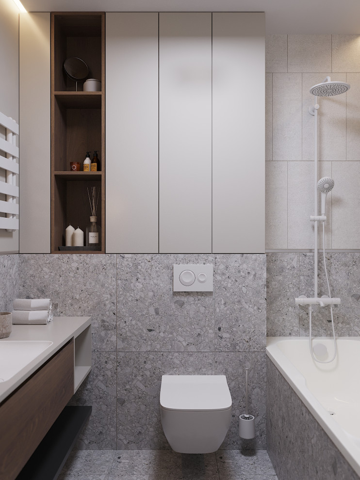 квартира с зеленым диваном