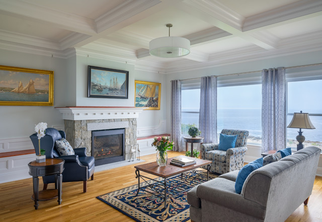 Eastern Point Oceanfront klassisk-vardagsrum