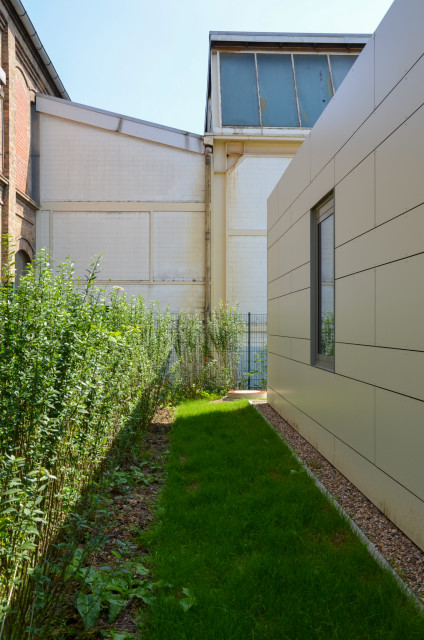 Fassade zum Bestand trendy-hus-og-facade