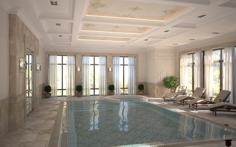 Интерьер особняка в традиционном стиле