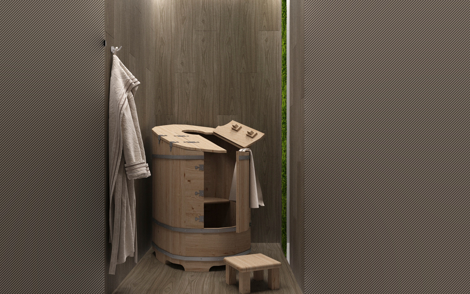 ЖК Московский квартал с сауной-бочкой в квартире