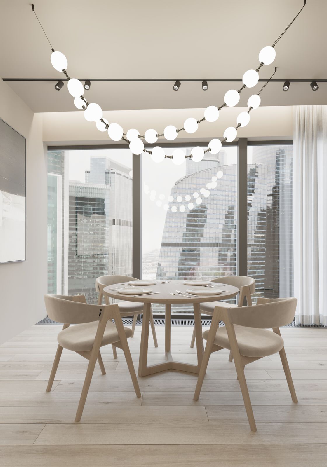 Дизайн-проект аппартаментов Москва Сити 225кв.м