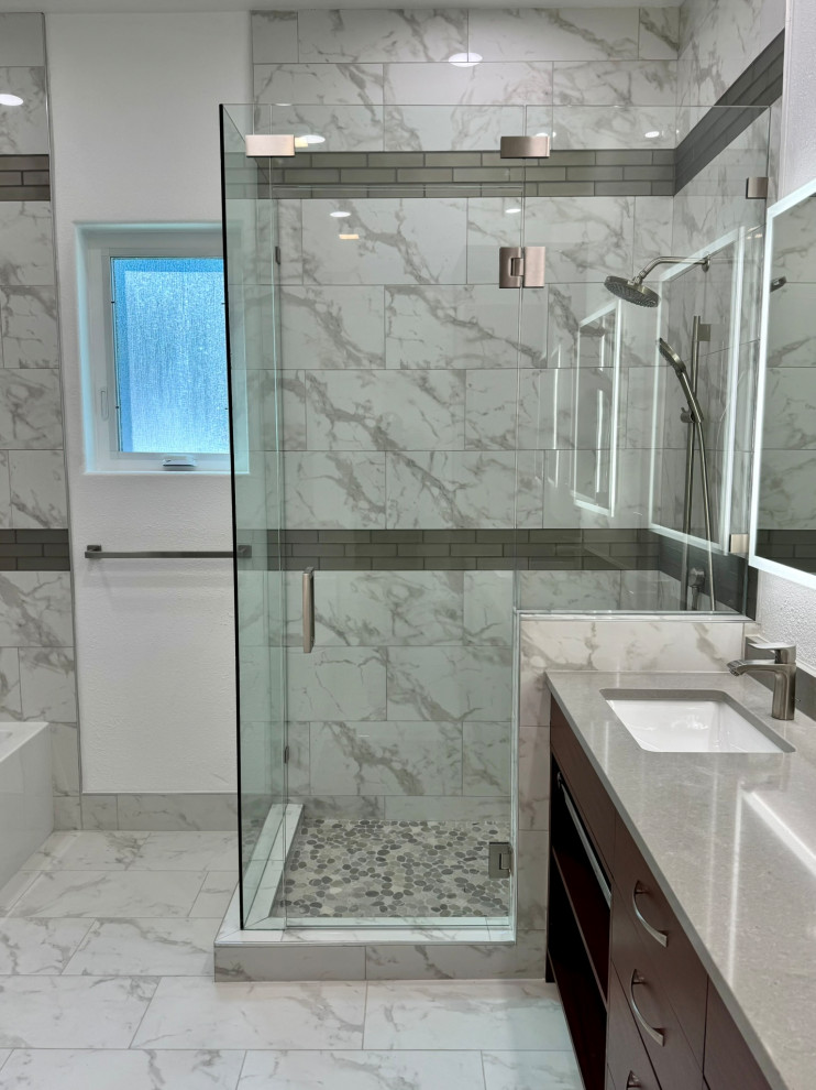 SLC, UT, Custom bathroom and powder room