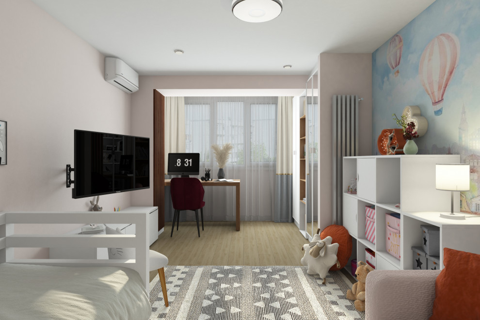 Детская из проекта 3-х комнатной квартиры для молодой семейной пары