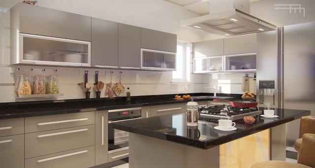 Modular Kitchens modern-rendering