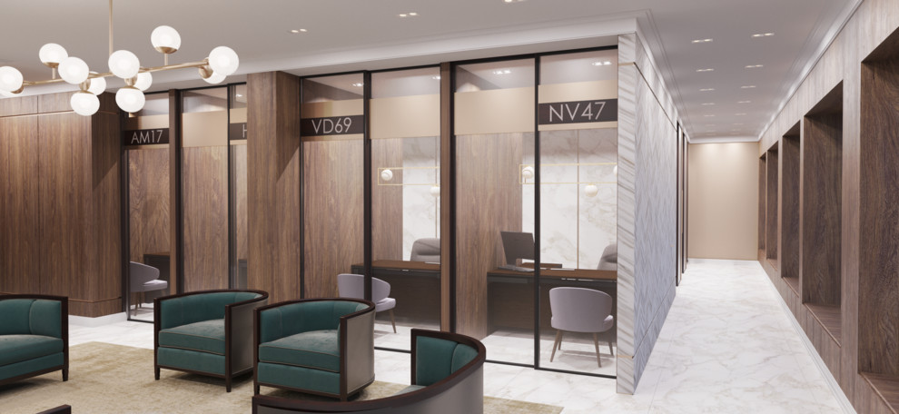 Интерьер банка