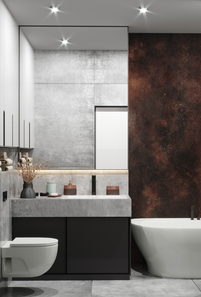 Санузел, 5 кв.м., ЖК Максим Горький