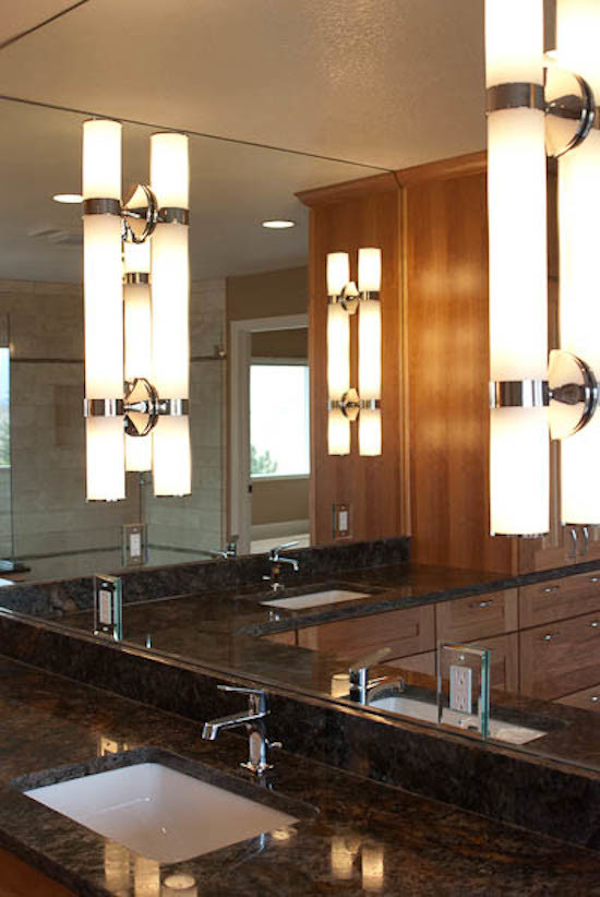 Inspiration for a transitional bathroom remodel in Denver