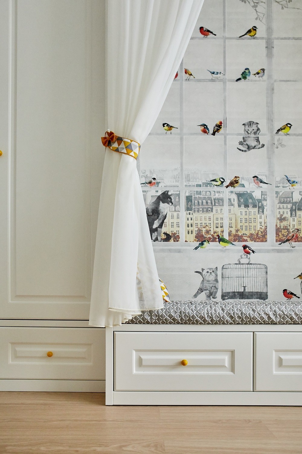 Детская комната для девочки в скандинавском стиле