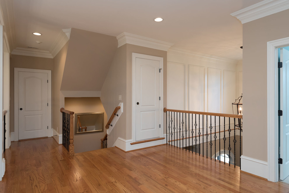 Inspiration for a transitional staircase in Raleigh.
