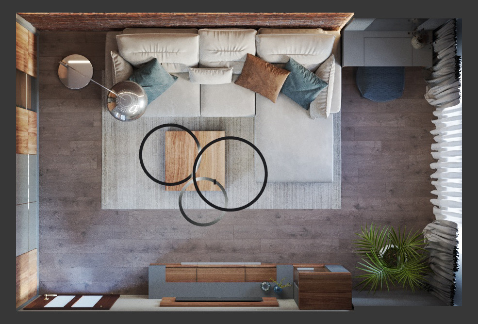 Проект гостиной