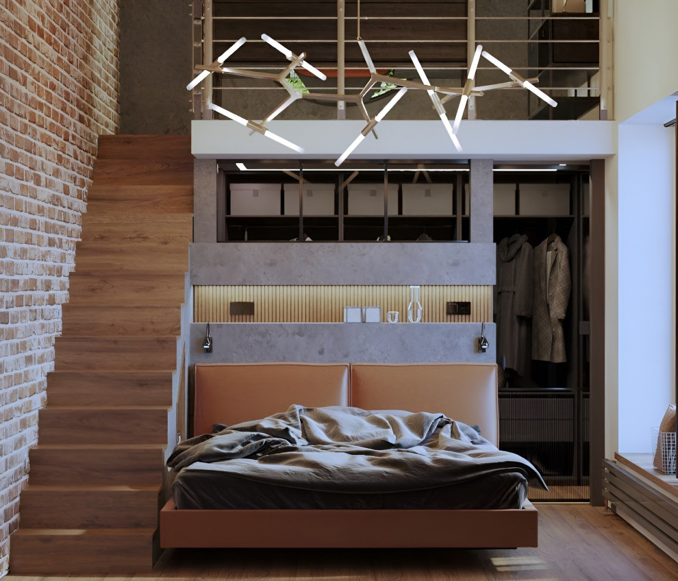 Мастер-спальня в частном доме