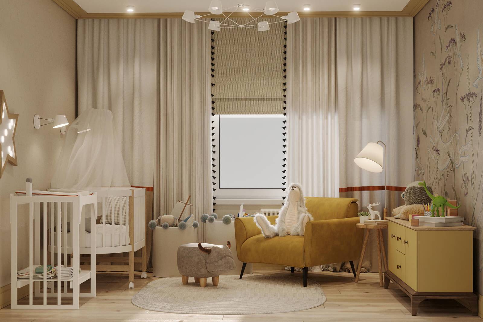 Дизайн интерьера квартиры в скандинавском стиле в ЖК "Московские ворота II"