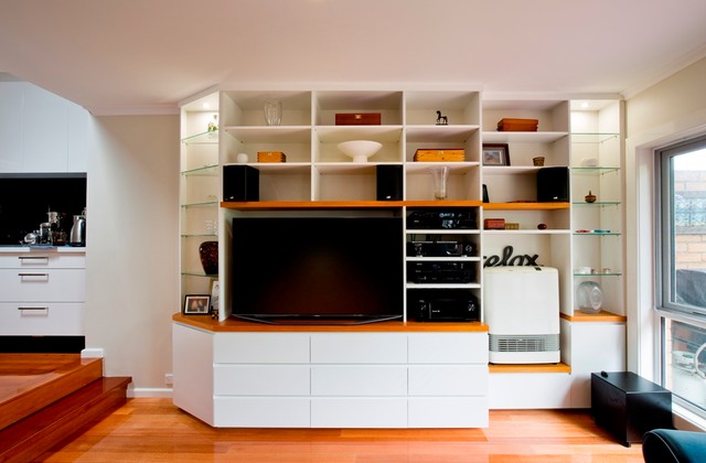 Williams Residence contemporary-vardagsrum