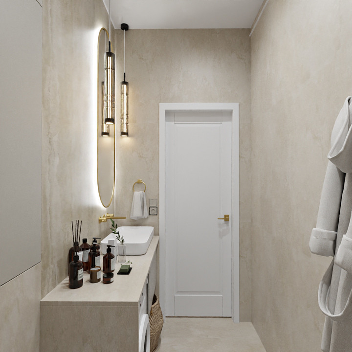 Квартира в бежевых тонах