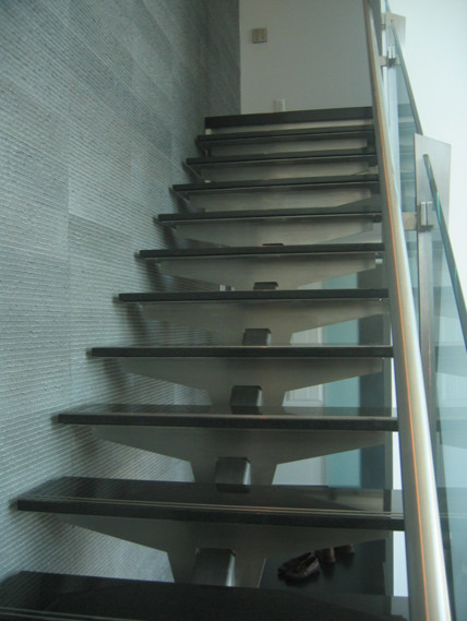 Design ideas for a modern staircase in Boston.