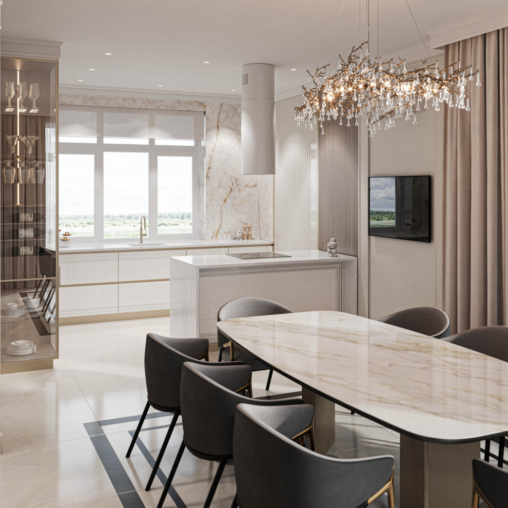 Дом в стиле неоклассика 260 м2