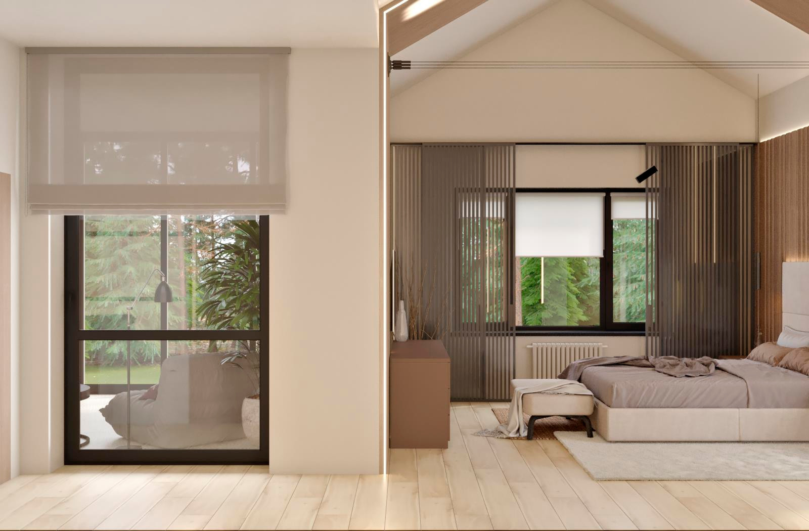 Приватные зоны в жилом доме г. Москва