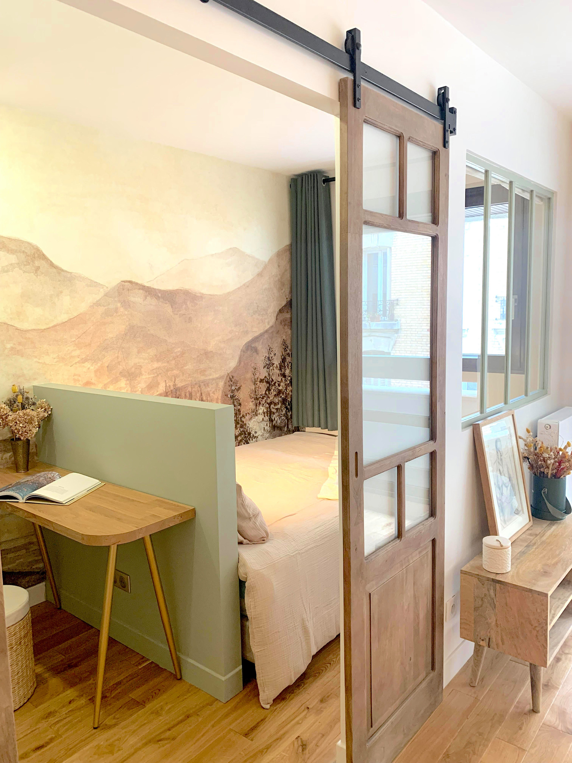 Transformation : un studio devient un 2 pièces locatif