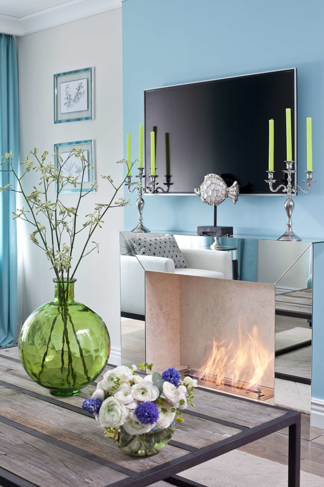 Бирюзовая гостиная