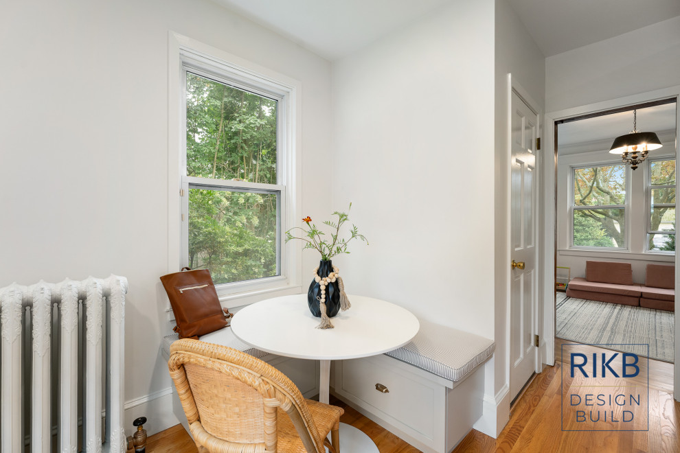 Example of a transitional kitchen design in Providence