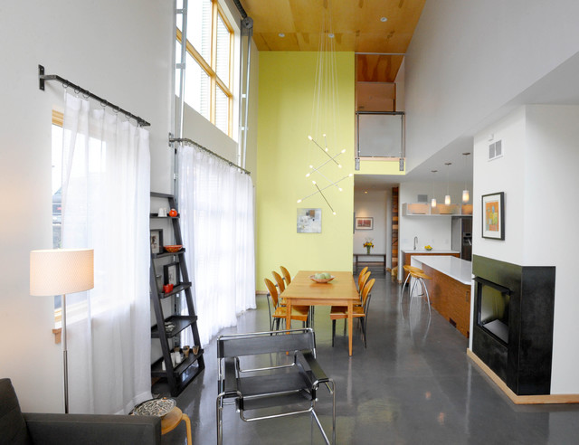 mossArchitects modern-wohnbereich