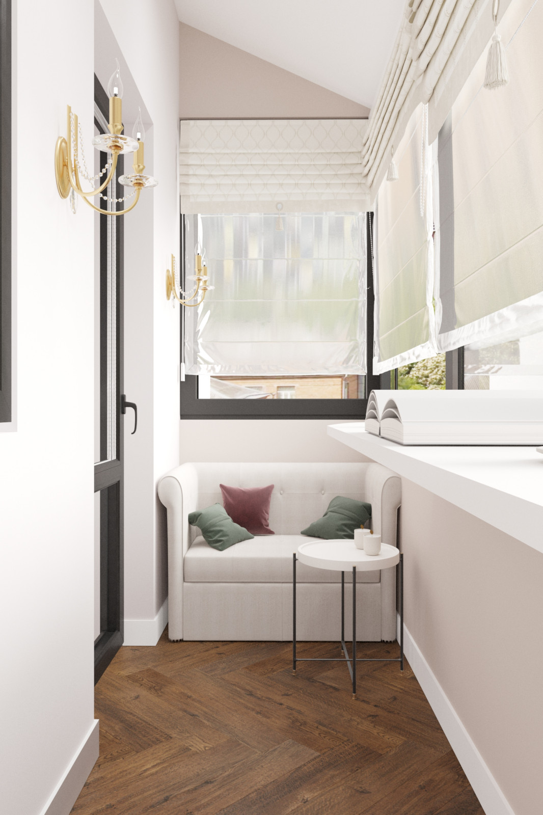 Нежная квартира неоклассика