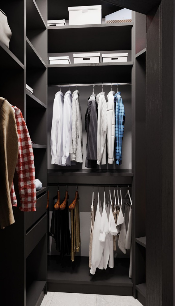 Интерьер квартиры в современном стиле, ЖК «Остров», 90 кв.м.