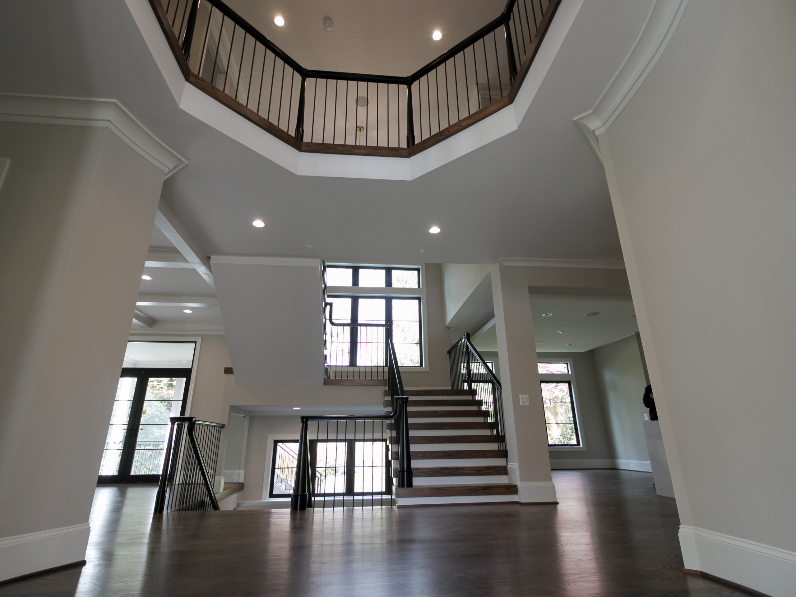 89_Eclectic and Edgy Staircase in French Contemporary Residence, McLean VA 2210