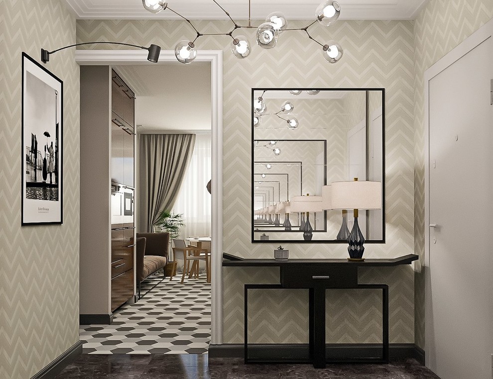 Квартира в современном стиле. Рациональное объединение пространства.