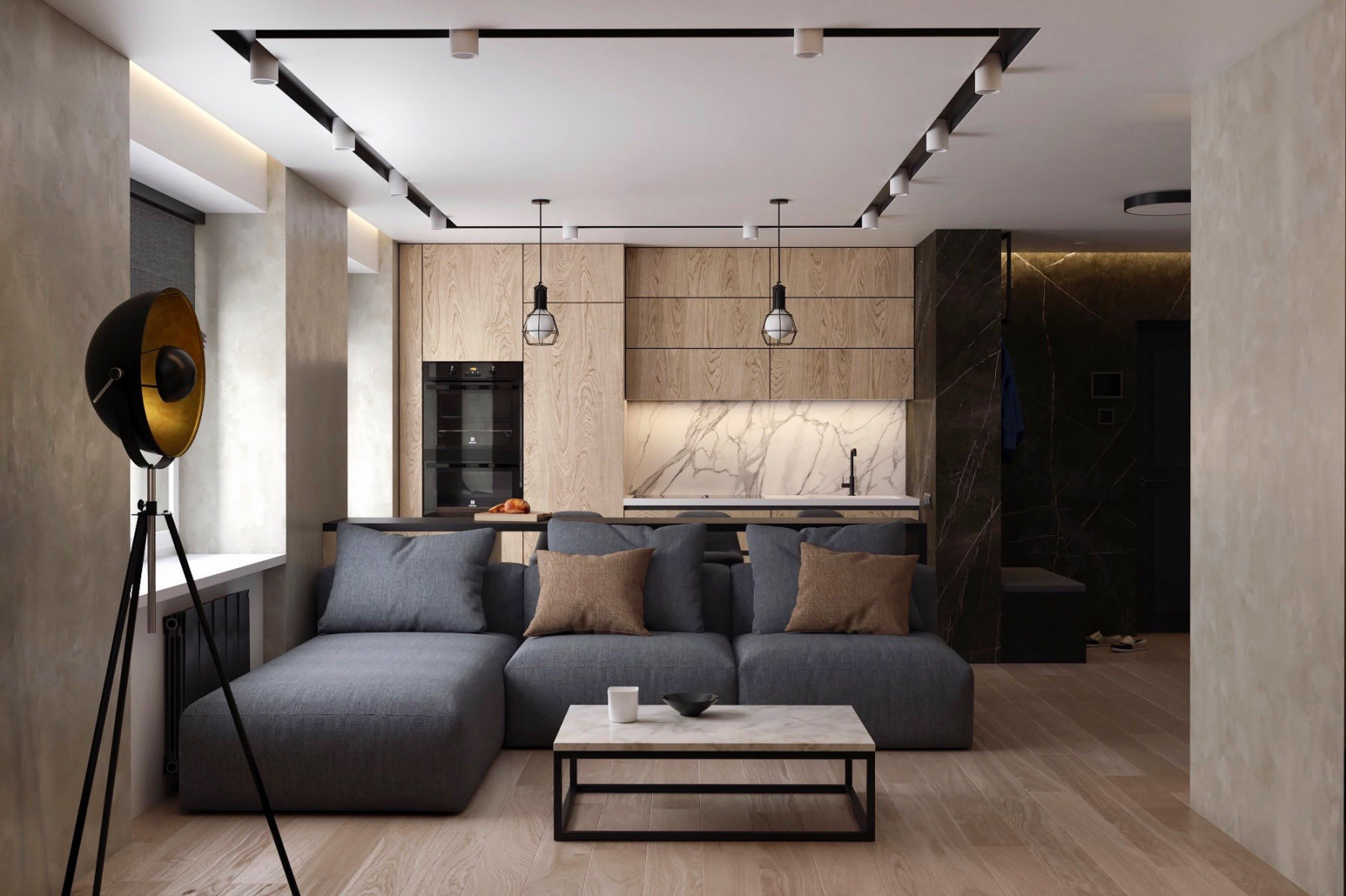 Дизайн проект квартиры 50 м